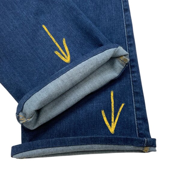 7 For All Mankind 7FAM "A" Pocket Jeans 27 Bootcut Mid Rise ALTERED - Picture 6 of 13